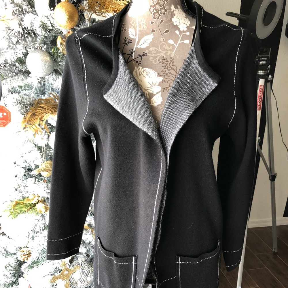 Elana Wang open front cardigan Sz xl
